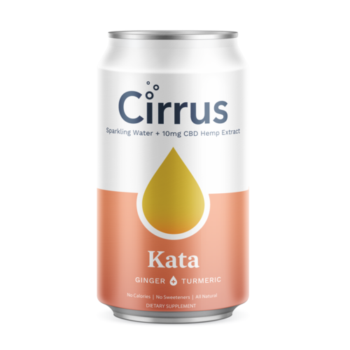 CIRRUS Cirrus Sparkling CBD Water, Kata, 12oz. CIRRUS Cirrus Sparkling CBD Water, Kata, 12oz.