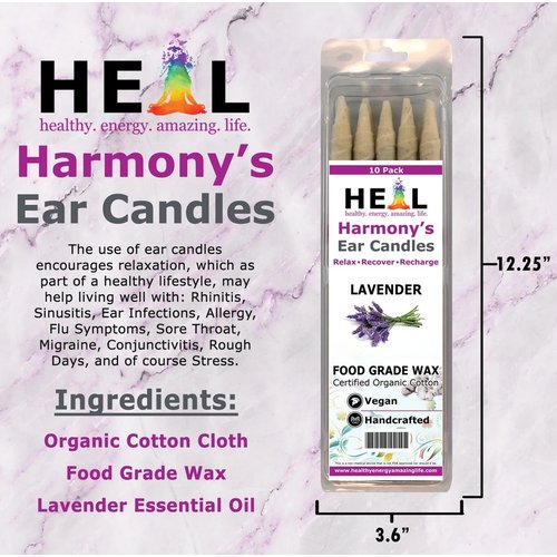 HARMONY CANDLES Harmony's Candles, Lavender 4-Pack