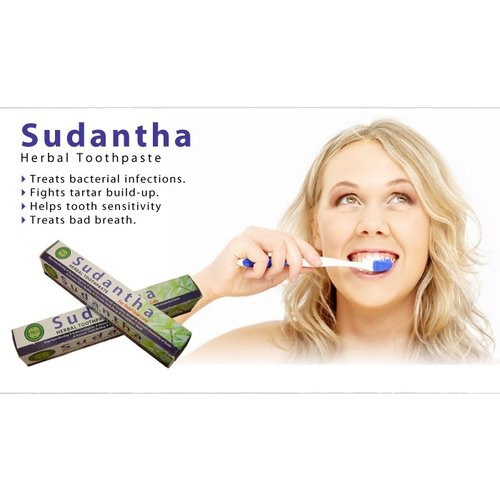 NATURAL LIVING Natural Living Sudantha Herbal Toothpaste, 45g NATURAL LIVING Natural Living Sudantha Herbal Toothpaste, 45g