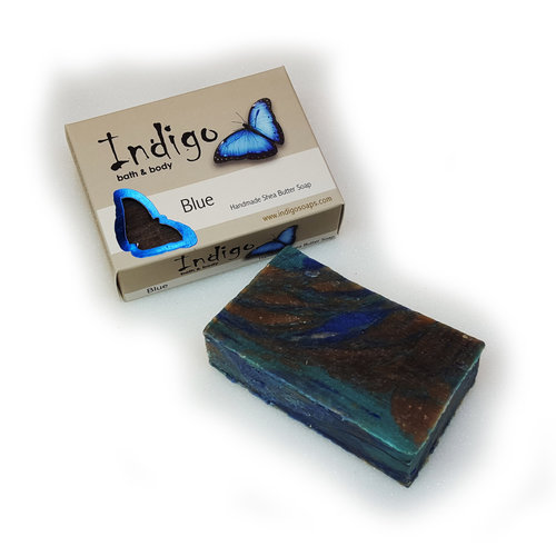 INDIGO BATH & BODY Indigo Body Soap, Blue INDIGO BATH & BODY Indigo Body Soap, Blue