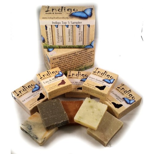 INDIGO BATH & BODY Indigo Top 5 Sampler Gift Set INDIGO BATH & BODY Indigo Top 5 Sampler Gift Set
