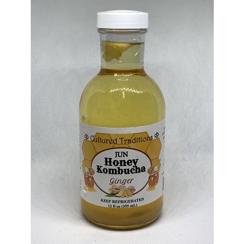 CULTURED TRADITIONS Cultured Traditions Jun w/Ginger, 14oz. CULTURED TRADITIONS Cultured Traditions Jun w/Ginger, 14oz.