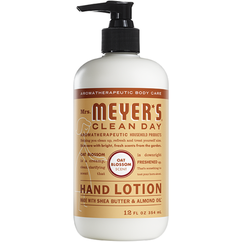 Mrs. Meyer's Clean Day Meyers Clean Day Hand Lotion, Oat Blossom, 12oz. Mrs. Meyer's Clean Day Meyers Clean Day Hand Lotion, Oat Blossom, 12oz.