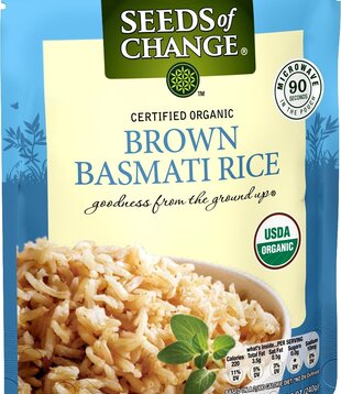 Seeds of Change Rice, Brown Basmati, Organic, 8.5oz