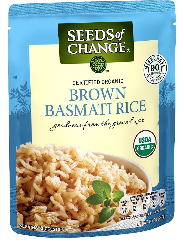 Seeds of Change Seeds of Change Rice, Brown Basmati, Organic, 8.5oz