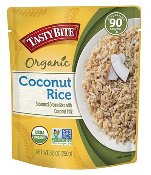 Tasty Bite Rice, Coconut, Organic, 8.8oz.