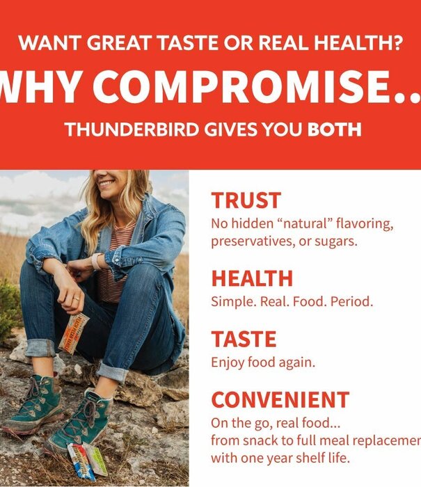 Thunderbird Thunderbird Bar, Energetica Texas Maple Pecan, 1.7oz.