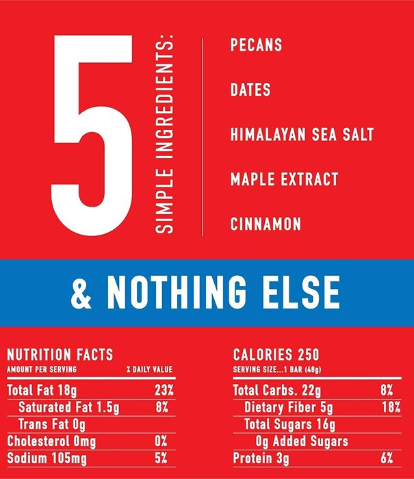 Thunderbird Thunderbird Bar, Energetica Texas Maple Pecan, 1.7oz.