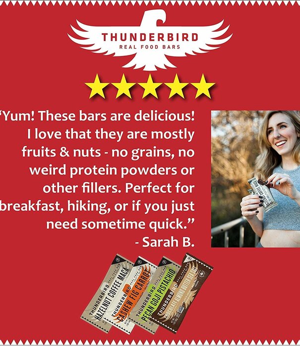 Thunderbird Thunderbird Bar, Energetica Texas Maple Pecan, 1.7oz.