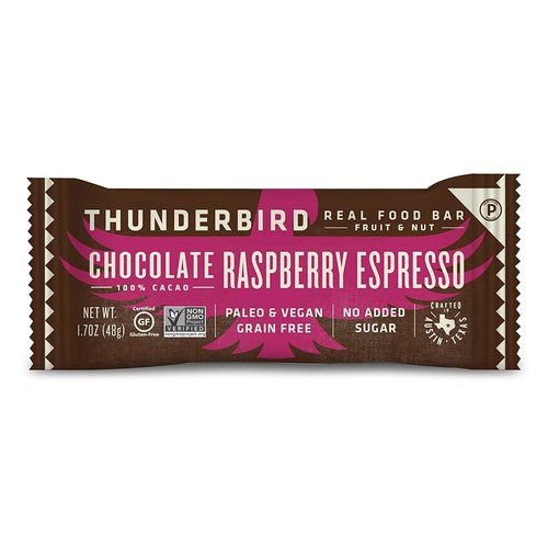 Thunderbird Thunderbird Energetica, Chocolate Raspberry Espresso Bar, 1.7oz Thunderbird Thunderbird Energetica, Chocolate Raspberry Espresso Bar, 1.7oz