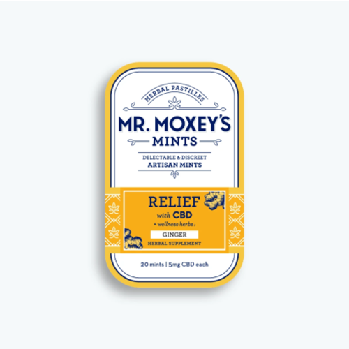 MR. MOXEY'S Mr. Moxey's Mints Relief, Ginger 5mg, 20ct MR. MOXEY'S Mr. Moxey's Mints Relief, Ginger 5mg, 20ct