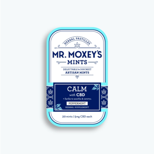 MR. MOXEY'S Mr. Moxey's Mints Calm, Peppermint 5mg, 20ct MR. MOXEY'S Mr. Moxey's Mints Calm, Peppermint 5mg, 20ct