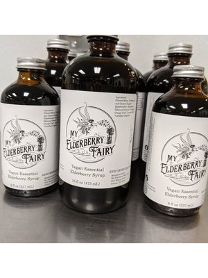 My Elderberry Fairy My Elderberry Fairy Vegan Essential Elderberry Syrup, 8oz.