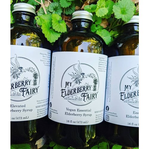 My Elderberry Fairy My Elderberry Fairy Vegan Essential Elderberry Syrup, 16oz. My Elderberry Fairy My Elderberry Fairy Vegan Essential Elderberry Syrup, 16oz.