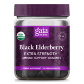 Gaia Black Elderberry Extra Strength Gummies, 80ct