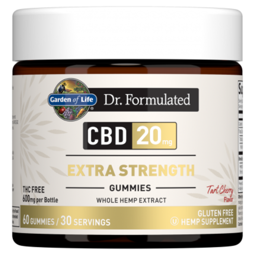 Garden of Life GoL Dr. Formulated CBD Gummies Extra Strength 20mg, Tart Cherry, 60ct Garden of Life GoL Dr. Formulated CBD Gummies Extra Strength 20mg, Tart Cherry, 60ct