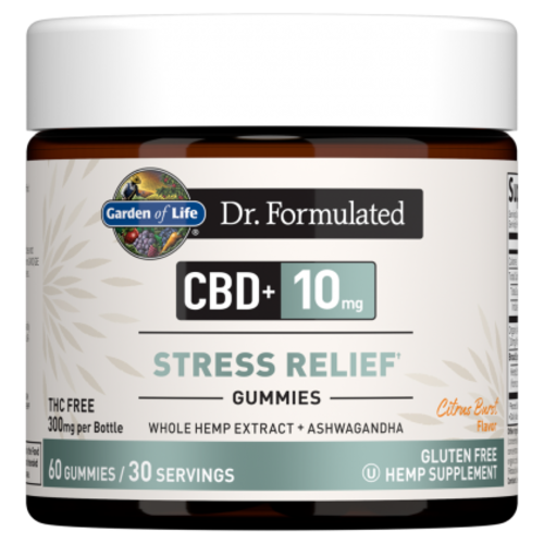 Garden of Life GoL Dr. Formulated CBD Stress Relief Gummies 10mg, Citrus Burst, 60ct Garden of Life GoL Dr. Formulated CBD Stress Relief Gummies 10mg, Citrus Burst, 60ct