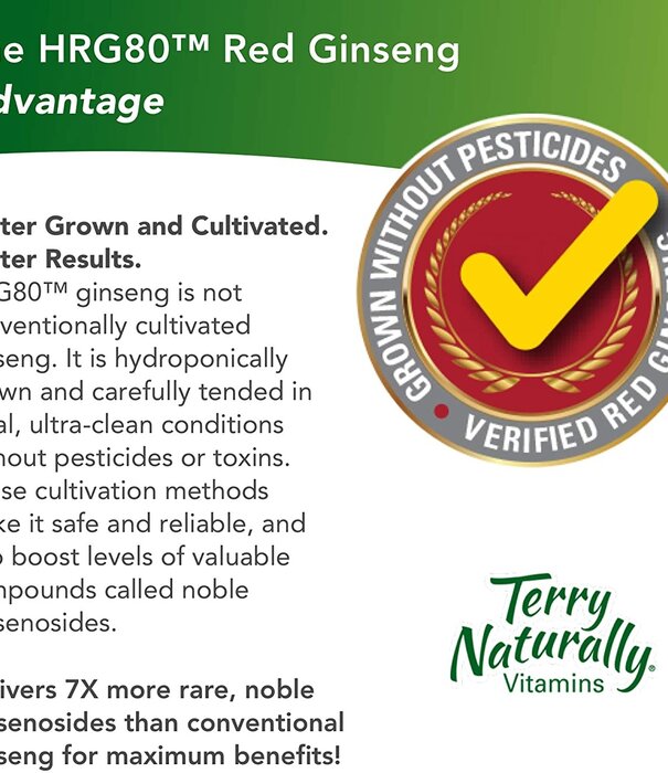 TERRY NATURALLY Terry Naturally Red Ginseng Energy, 30c