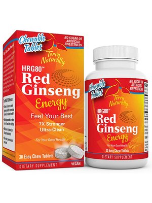 TERRY NATURALLY Terry Naturally Red Ginseng Energy Chewables, 30ch.