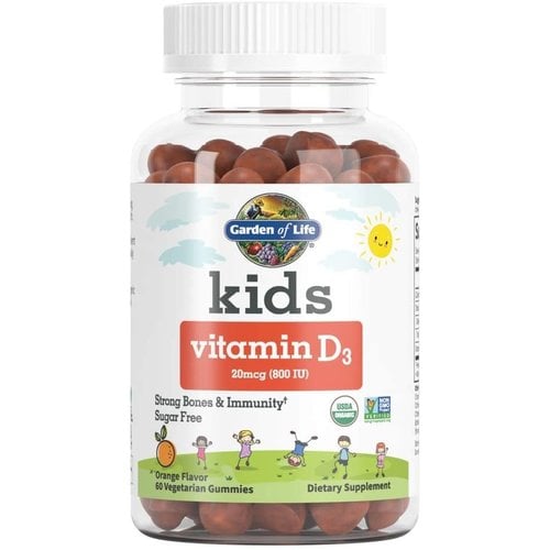 Garden of Life GoL Kids Organic Vitamin D3 Orange Gummies, 60ct - b