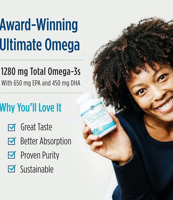 Nordic Naturals Nordic Naturals Ultimate Omega, 120ct