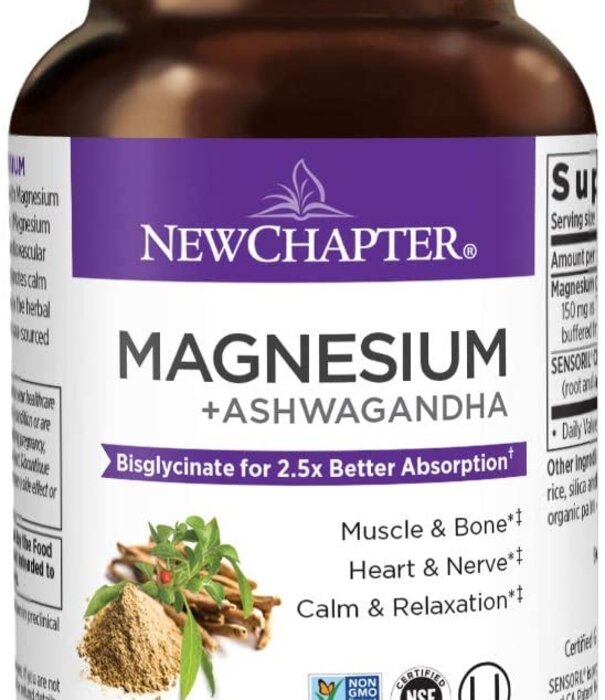 NEW CHAPTER New Chapter Magnesium + Ashwagandha, 30ct