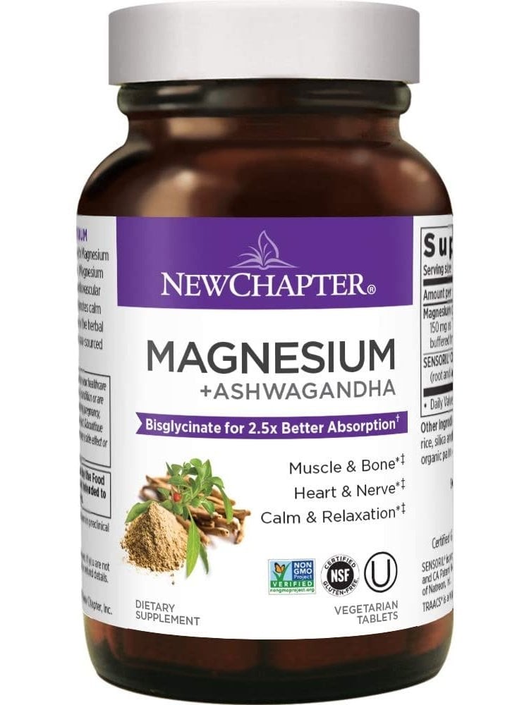 NEW CHAPTER New Chapter Magnesium + Ashwagandha,  30ct
