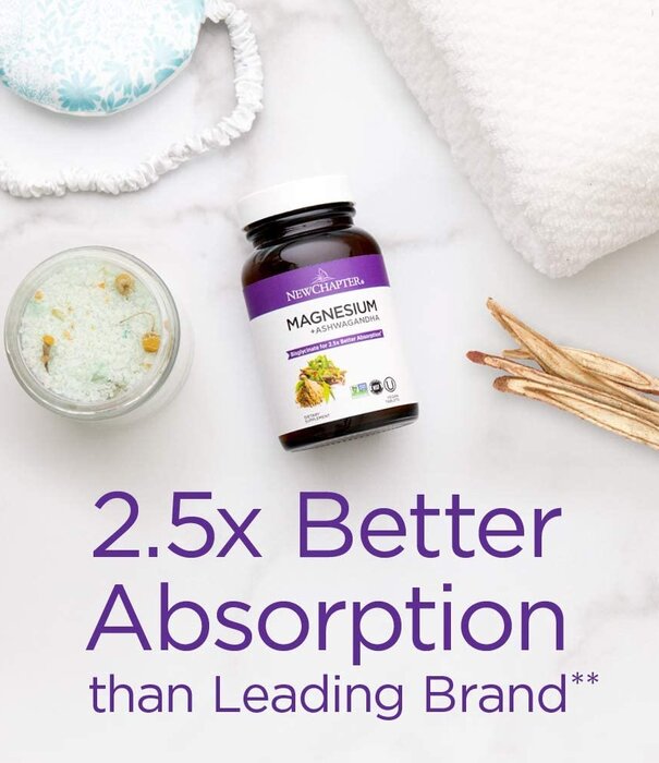NEW CHAPTER New Chapter Magnesium + Ashwagandha, 30ct