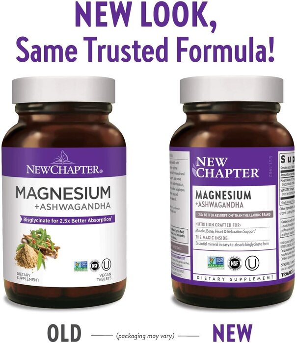 NEW CHAPTER New Chapter Magnesium + Ashwagandha, 30ct