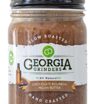 Georgia Grinders Pecan Butter, Seasonal Chocolate Bourbon, 12oz.