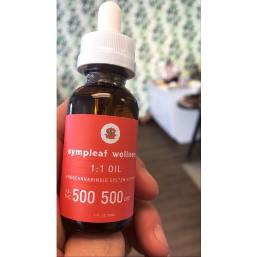 Georgia Hemp Company Georgia Hemp Co. Sympleaf D8:CBD 1:1 tincture, 500mg Georgia Hemp Company Georgia Hemp Co. Sympleaf D8:CBD 1:1 tincture, 500mg