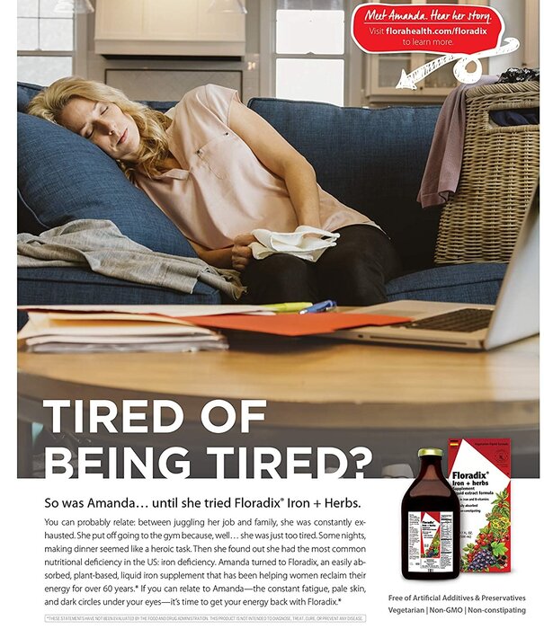 Flora Flora Floradix Iron & Herbs, Vegetarian, 17oz.