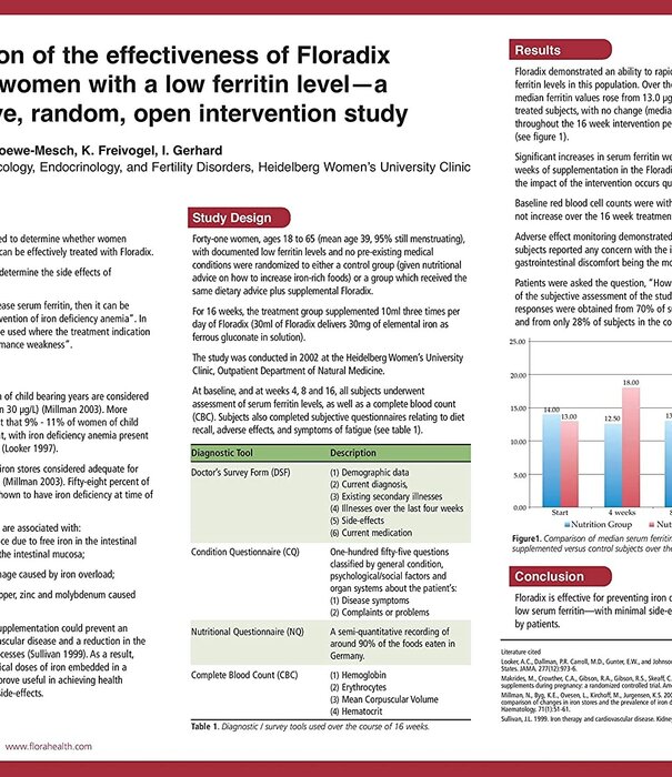 Flora Flora Floradix Iron & Herbs, Vegetarian, 17oz.