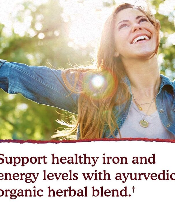 Garden of Life GoL myKIND Organics Plant-Sourced Iron+Herbs (Cran-Lime), 8oz.