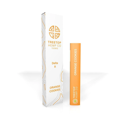 Treetop Hemp Treetop Hemp, D8 Disposable Vape, Orange Cookies, 2 gram, 1800mg disco Treetop Hemp Treetop Hemp, D8 Disposable Vape, Orange Cookies, 2 gram, 1800mg disco