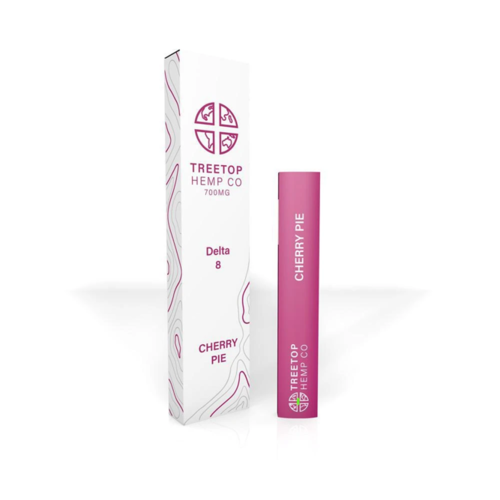 Treetop Hemp Treetop Hemp, D8 Disposable Vape, Cherry Pie, 2 gram, 1800mg disco Treetop Hemp Treetop Hemp, D8 Disposable Vape, Cherry Pie, 2 gram, 1800mg disco