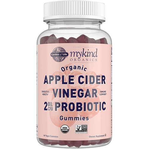 Garden of Life GoL MyKind Organics Apple Cider Vinegar Probiotic Gummies, Organic, 60ct - disco