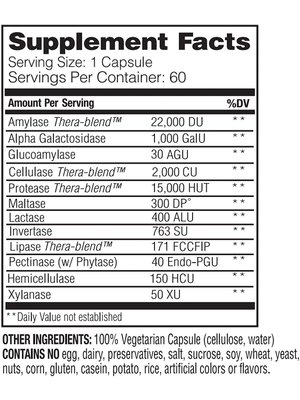 Enzymedica Enzymedica VeggieGest, 60cp.