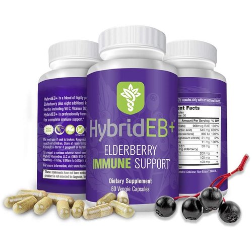 Hybrid Remedies Hybrid Defense HybridEB Complete Elderberry Immune, 60cp Hybrid Remedies Hybrid Defense HybridEB Complete Elderberry Immune, 60cp