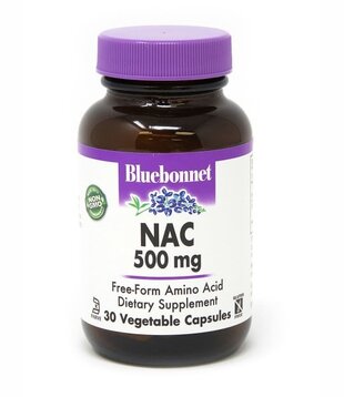 Bluebonnet NAC 500mg, 30vc