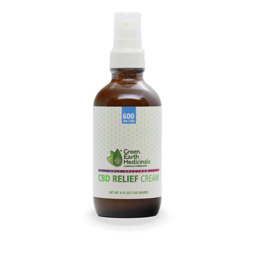 GREEN EARTH MEDICINALS Green Earth Medicinals Relief Cream, 4oz GREEN EARTH MEDICINALS Green Earth Medicinals Relief Cream, 4oz