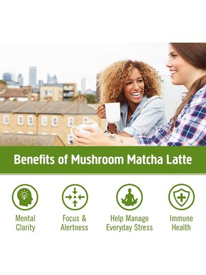 OM Mushroom Om Mushroom Powdered Matcha Latte, 10ct