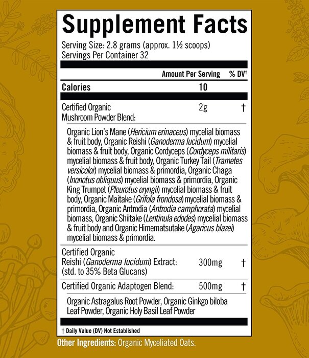 OM Mushroom Om Mushroom Masterblend Powder, 90G