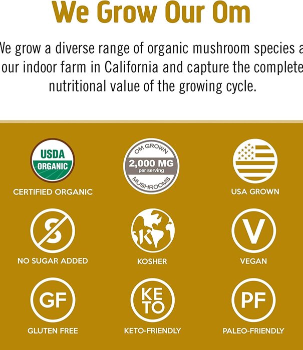 OM Mushroom Om Mushroom Masterblend Powder, 90G