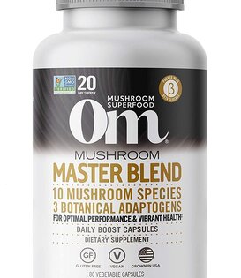 Om Mushroom Daily Boost, Masterblend, 80cp.--