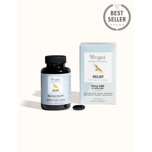 WINGED Winged CBD Relief 25mg CBD, 10mg CBG, 30sg WINGED Winged CBD Relief 25mg CBD, 10mg CBG, 30sg