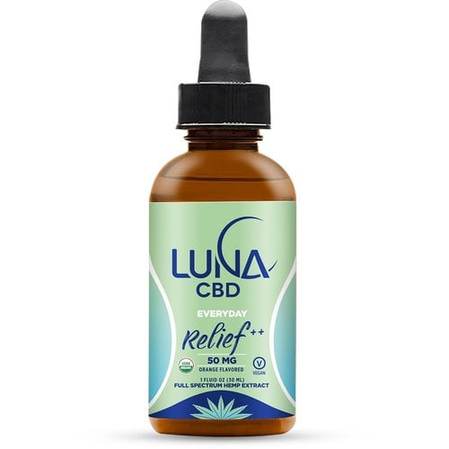 LUNA CBD Luna Everyday RELIEF++, 1500mg 1oz.