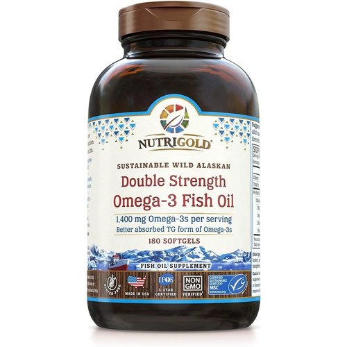 Nutrigold Nutrigold Double Strength Omega-3 Fish Oil, 60sg Nutrigold Nutrigold Double Strength Omega-3 Fish Oil, 60sg