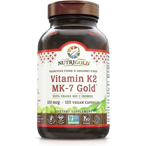 Nutrigold Nutrigold Vitamin K2 MK-7 Gold, 60vc Nutrigold Nutrigold Vitamin K2 MK-7 Gold, 60vc