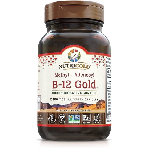 Nutrigold Nutrigold B-12 Gold, 60vc Nutrigold Nutrigold B-12 Gold, 60vc